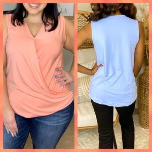 💛 SUPER SOFT VERY FLATTERING SLEEVELESS TOP! M L